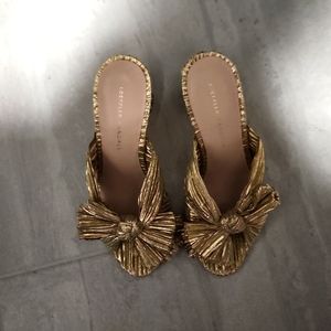 Loeffler Randall gold heels